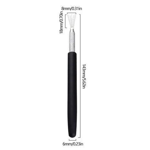 3pcs Soft Pottery Clay Modeling Sculpting Tools Clay Texture Brush DIY Making Aids, 3pcs Texture Brush