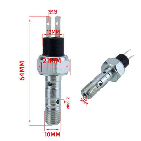 For Polaris ATV/UTV M10 Hydraulic Brake Sensor, Brake Sensor, Switch Sensor, Brake Sensor With Sealing Gasket, Switch Sensor With Sealing Gasket