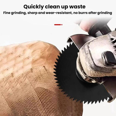 Shaped Milling Cutter Sanding Disc Woodworking Sanding Carving Metal Head Angle Grinder Metal Sanding Head, M14