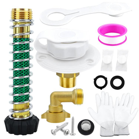 Automotive Lead-Free Brass Inlet Water Inlet Connection Check Valve Mounting Kit