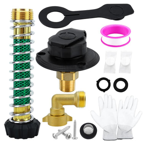Automotive Lead-Free Brass Inlet Water Inlet Connection Check Valve Mounting Kit