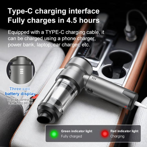 LT-147 Three-speed Long Range Car Cordless Vacuum Cleaner Brushless 4 In 1 Vacuum Cleaner