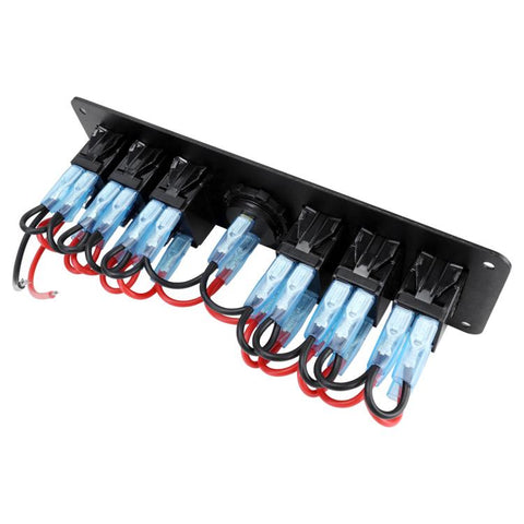 Waterproof Switch Panel With Digital Voltage Display For Vehicles And Ships, Red, Green