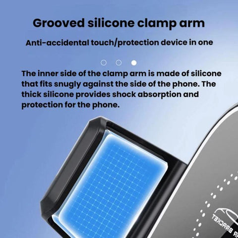 M7 Car Air Vent Gravity Phone Mount With Anti-Drop Tail Clip, M7