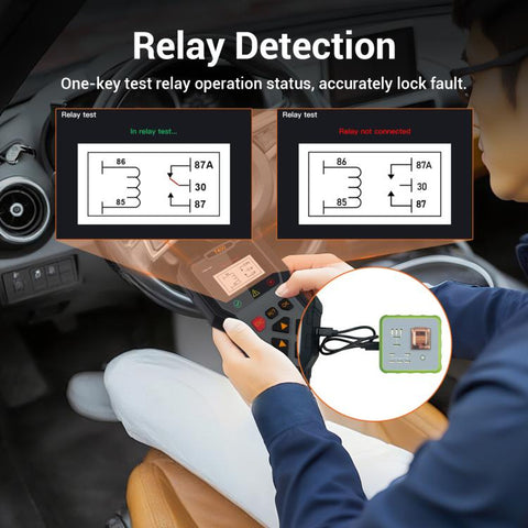 OBD2 Fuel Injector Diagnostic Tool For Automotive Signal Output Fault Diagnosis