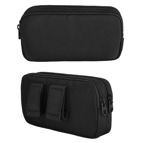 Double Phone Waist Bag 2-Cellphone Fanny Pack For Hiking Running Travel