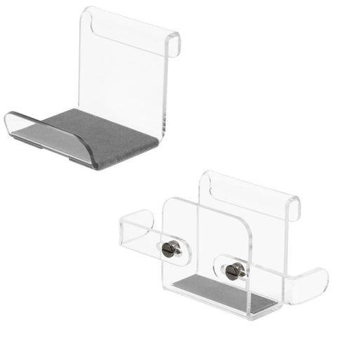 For PS5 Console Acrylic Overhead Hanger Dual Hook for Controller, Headset, and Hard Drive Storage