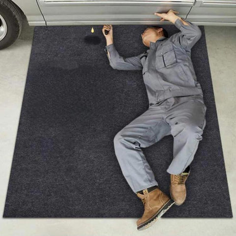 Oil-Proof Mat For Car Maintenance Non-Slip Felt Garage Floor Mat, 0.9 x 1m, 1 x 1m, 1 x 2m