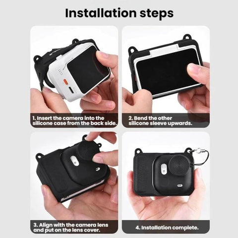 For Insta360 Go Ultra Flymile Action Camera Silicone Protective Case