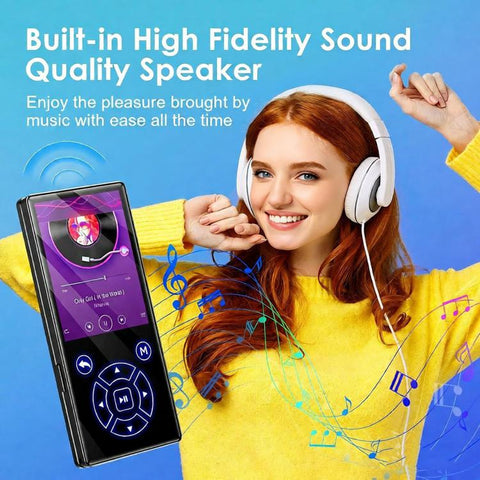 P3 Music MP3 Player Bluetooth Touchscreen Radio MP4, 4GB, 8GB, 16GB, 32GB, 64GB