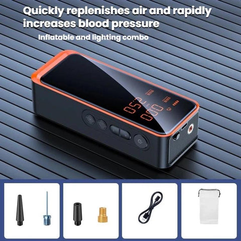 Car Digital Display Air Pump Portable Wireless High-Power Lighted Air Pump, IN-3