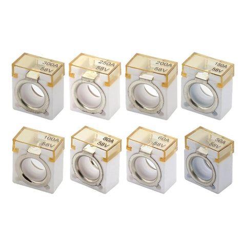 Yacht Car Battery Ceramic Fuses, 50A, 60A, 80A, 100A, 150A, 200A, 250A, 300A