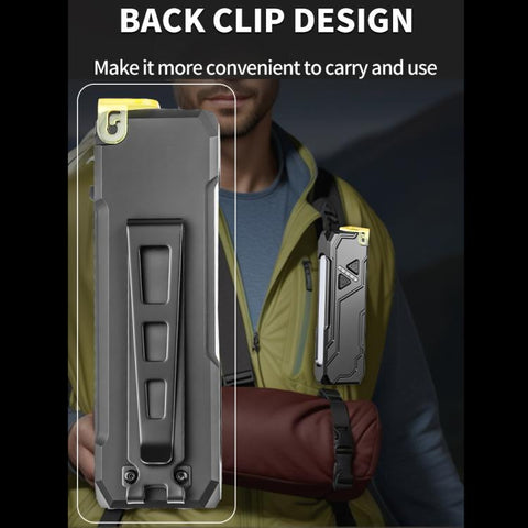 RGB Color-Changing Multi-Functional EDC Flashlight With Magnet