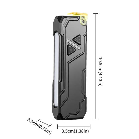 RGB Color-Changing Multi-Functional EDC Flashlight With Magnet