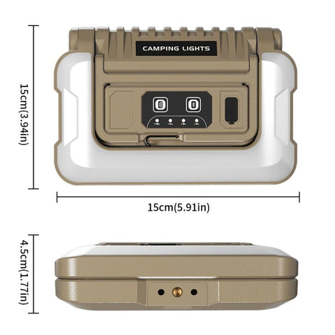 180-Degree Foldable Camping Light Multi-Functional Lighting Work Light