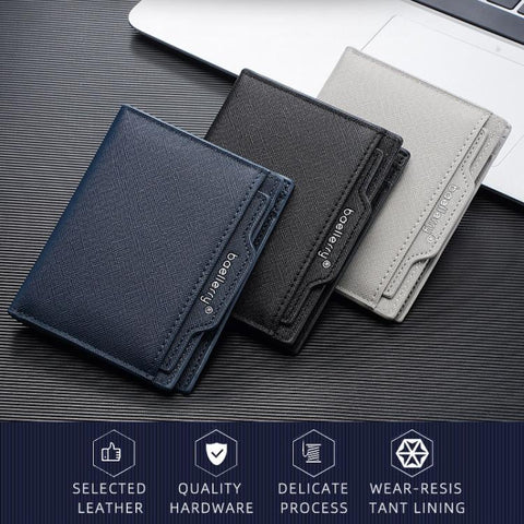 Baellerry D3152 Men Compact Wallet Business Casual Multi-Card Holder