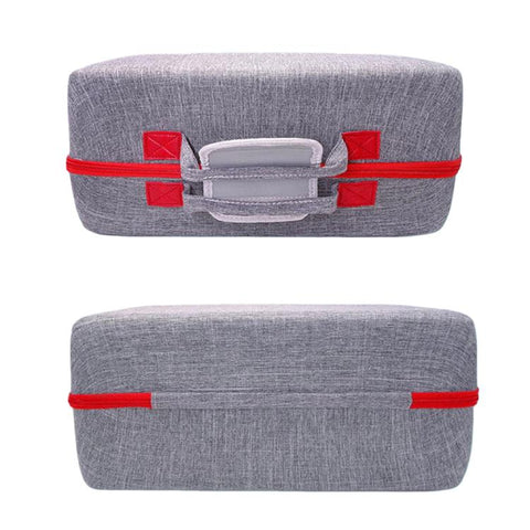 For PS5 Slim Console & Accessories Carrying Case with Headphone Compartment Double-Layer Storage Bag