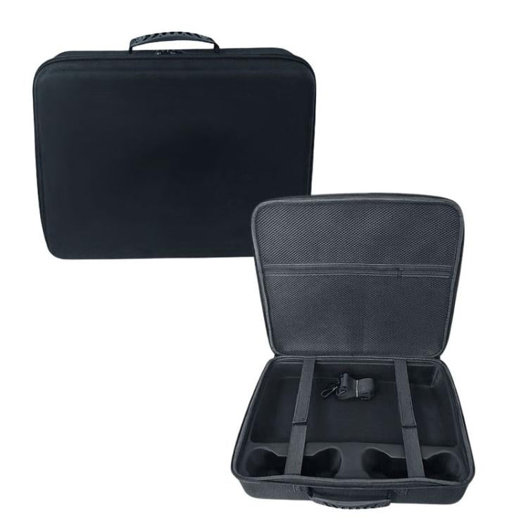 For PS5 Pro Single-Layer Carrying Case Hard Shell Waterproof Travel Bag with Adjustable Shoulder Strap