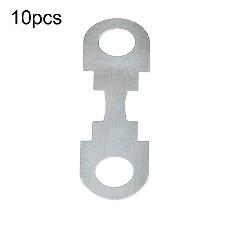 10pcs Automotive Flat Blade Fuse Bolt-Down Battery Fuse Link, 30A, 40A, 70A, 100A, 150A