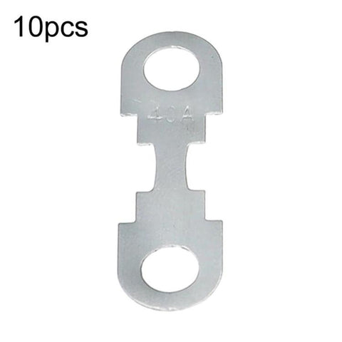 10pcs Automotive Flat Blade Fuse Bolt-Down Battery Fuse Link, 30A, 40A, 70A, 100A, 150A