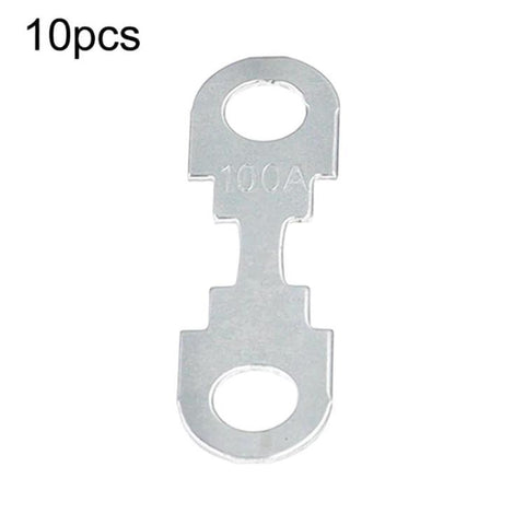 10pcs Automotive Flat Blade Fuse Bolt-Down Battery Fuse Link, 30A, 40A, 70A, 100A, 150A