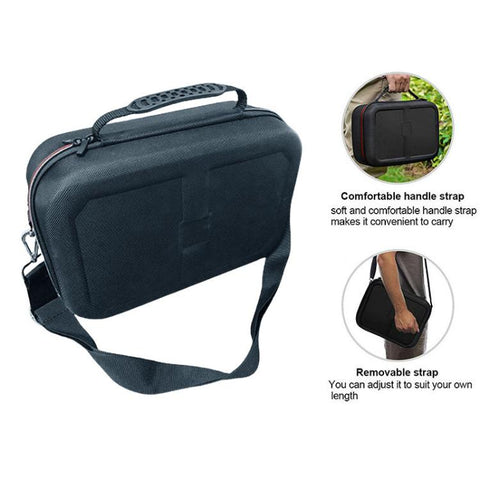 For Nintendo Switch OLED Carrying Case EVA Hard Shell Storage Bag for Full Set Accessories with Shoulder Strap