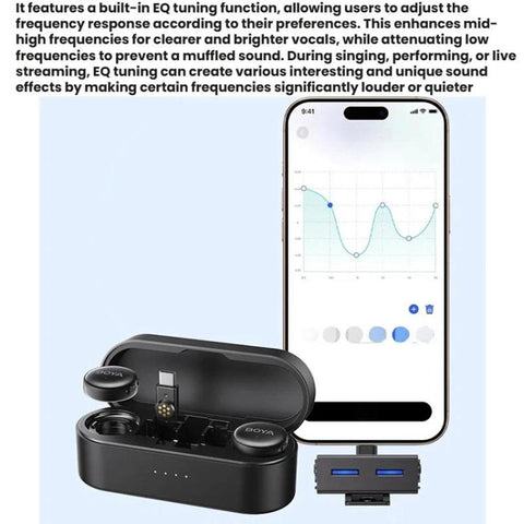 Button Wireless Lapel Microphone AI Noise Reduction With Hi-Fi Sound Quality Mobile Live Streaming Microphone, BOYA LINK3-02 Type-C, BOYA LINK3-01 Type-C+8 Pin
