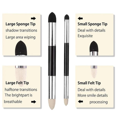 36 In 1 Sketch Drawing Set Blending Stumps Tortillons & Sponge Tools with 24 Replaceable Tips, 36 In 1