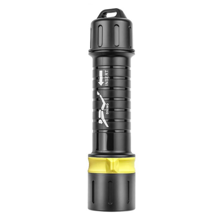 XHP70 LED IPX8 Waterproof High-Power Diving Flashlight Magnetic Control Switch Rechargeable Dive Light, Built In 21700 Battery, Without Battery