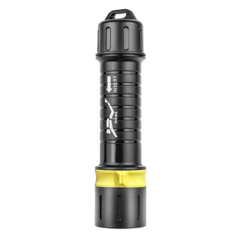XHP70 LED IPX8 Waterproof High-Power Diving Flashlight Magnetic Control Switch Rechargeable Dive Light, Built In 21700 Battery, Without Battery