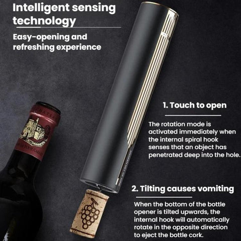 Electric Bottle Opener With Indicator Light Fully Automatic Wine Opener
