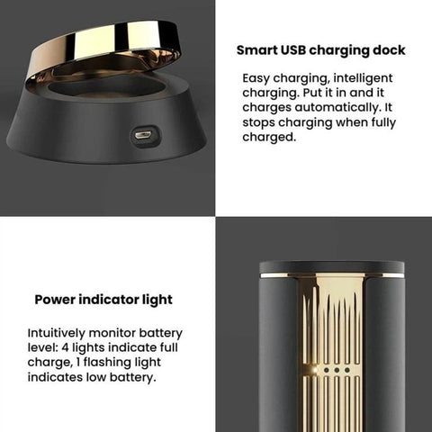 Electric Bottle Opener With Indicator Light Fully Automatic Wine Opener