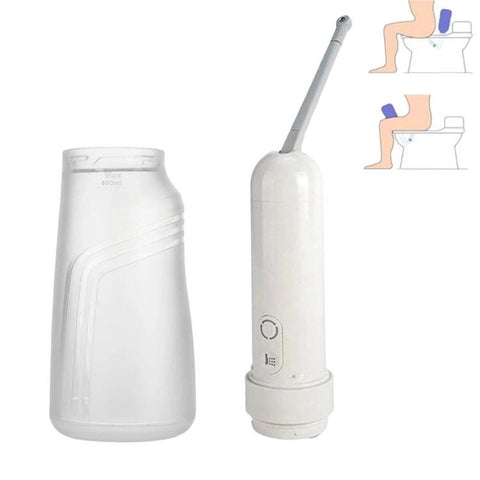 400ml Portable Electric Bidet Sprayer IPX7 Waterproof Personal Hygiene Washer, SB-9515D