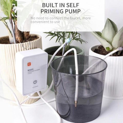 Tuya-Compatible WiFi Smart Automatic Drip Irrigation System with Dual Pump Supports Up to 16 Pots, Adjustable Drip Arrow Version, Adjustable Drip Heads Version, Drip Arrow Version