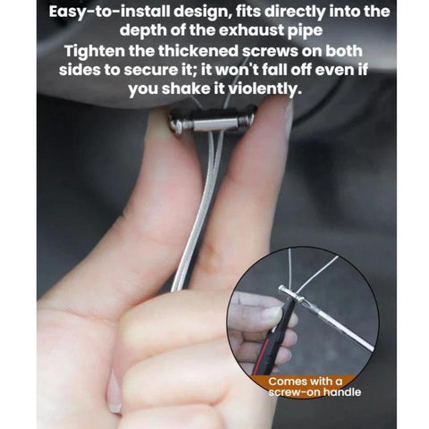 Automotive Wear-resistant Exhaust Pipe Grounding Anti-static Strap, Luminous + Reflective, Reflective, With Warning Light (Blister Packaging)