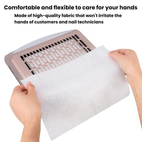 BLUEQUE 30pcs /Pack Nail Dust Vacuum Filter Cloth Disposable Replacement Dust Cleaning Filter Pad