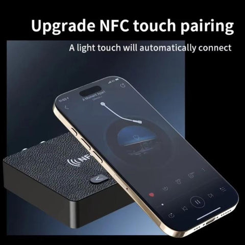 D11 Car Bluetooth 6.0 Audio Adapter NFC Bluetooth Receiver, D11