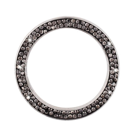 Car One-Touch Start Diamond-Embellished Trim Ring Sticker