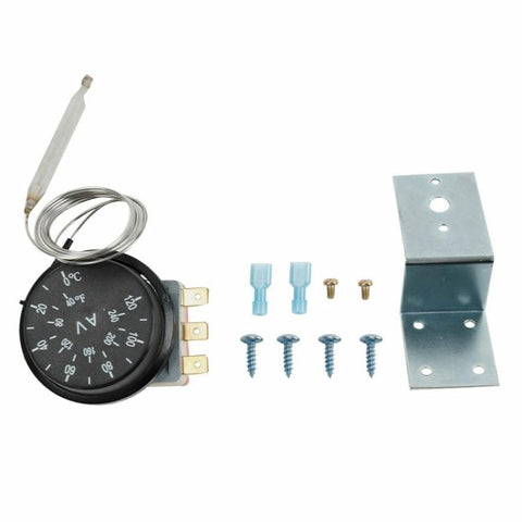Adjustable Electric Fan Thermostat Switch Radiator Temperature Control Probe Kit, Electric Fan Thermostat Switch