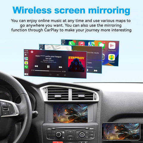 CarPlay Decoder Car Module For Citroen C3 / C4L / C4 / C5 2014-2016, WZPG-1 For Citroen
