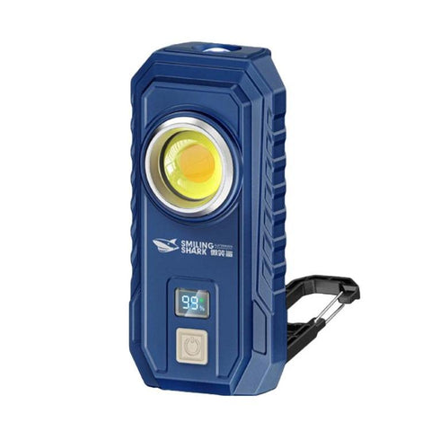 SMILING SHARK GZ-5126-S Digital Display Magnetic Flashlight With Hook Outdoor High-Brightness Work Light