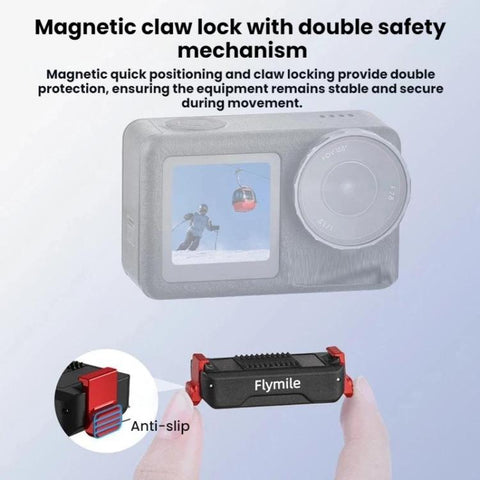For DJI Osmo Action 3 / 4 / 5 Pro Flymile Magnetic Quick-Release Expansion Adapter Base, For DJI Osmo Action 3 / 4 / 5 Pro