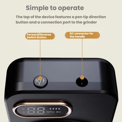 BLUEQUE BQ-110 Portable Rechargeable Nail File 45,000 RPM High-Speed Home Nail Removal Machine