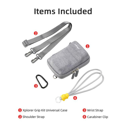 aMagisn Universal Case Bag For Action Camera Street Photography Grip Kit With Shoulder Strap