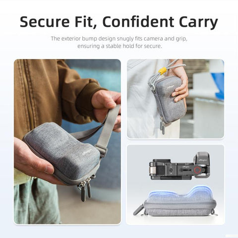 aMagisn Universal Case Bag For Action Camera Street Photography Grip Kit With Shoulder Strap