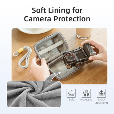 aMagisn Universal Case Bag For Action Camera Street Photography Grip Kit With Shoulder Strap