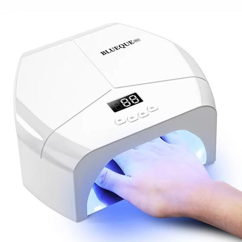 BLUEQUE L8 High Power Dual-LED Nail Lamp Nail Polish Gel Curing Light Therapy Machine, 57 Beads US Plug, 57 Beads EU Plug, 72 Beads US Plug, 72 Beads EU Plug