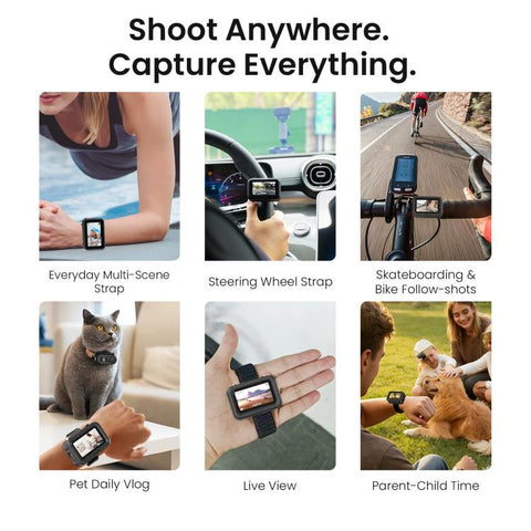 For DJI Osmo Nano Vision Dock aMagisn Silicone Case With Multifunctional Wrist Strap