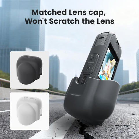For Insta360 X4 Air Camera, aMagisn Silicone Case Black, aMagisn Silicone Case Gray, aMagisn Silicone Case & Lens Cap Black, aMagisn Silicone Case & Lens Cap Gray