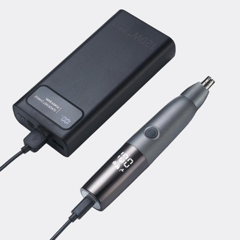 Fully Washable Digital Electric Nose Hair Trimmer, 3 In 1 Gray, 3 In 1 White, 4 In 1 Gray, 4 In 1 White